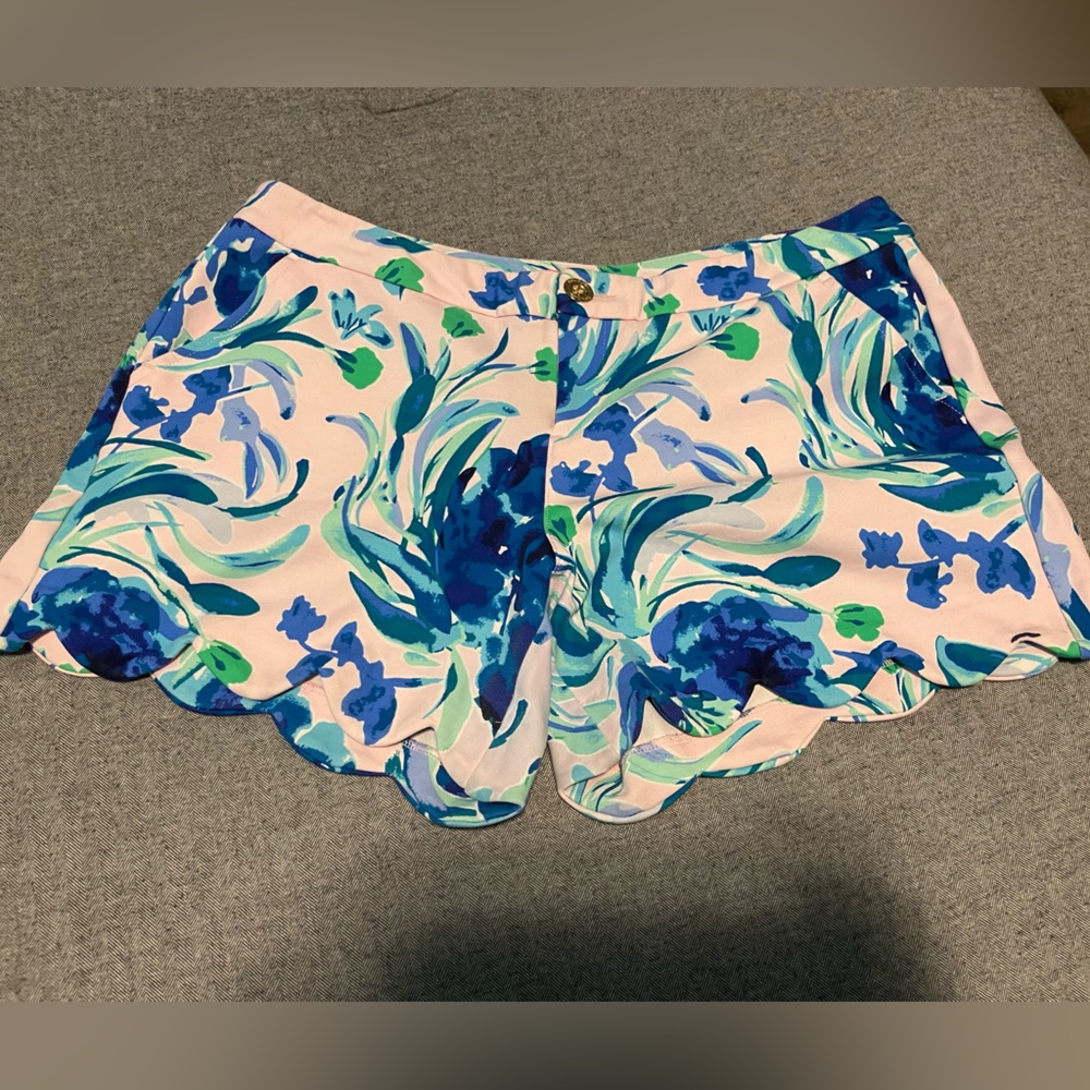 Lilly Pulitzer Sweet Pea Knit Buttercup Shorts size 10
